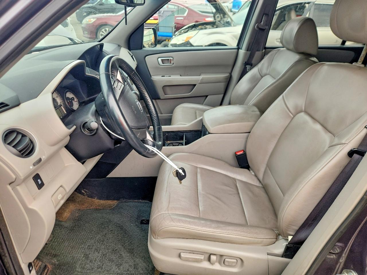 2014 Honda Pilot Exl Gray vin: 5FNYF4H55EB057361