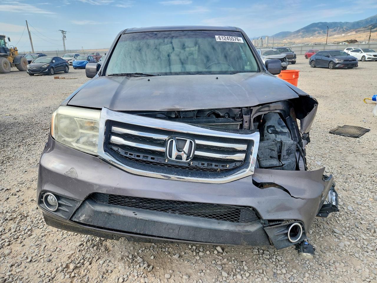 2015 Honda Pilot Exl Gray vin: 5FNYF4H55FB007724