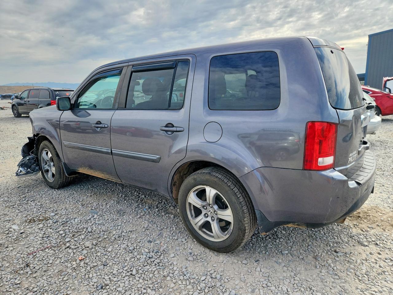 2015 Honda Pilot Exl Gray vin: 5FNYF4H55FB007724
