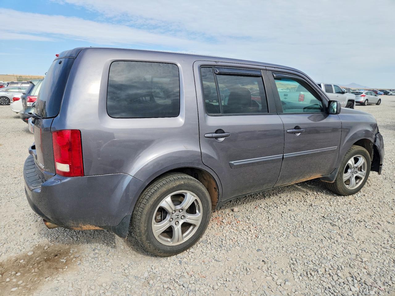 2015 Honda Pilot Exl Gray vin: 5FNYF4H55FB007724