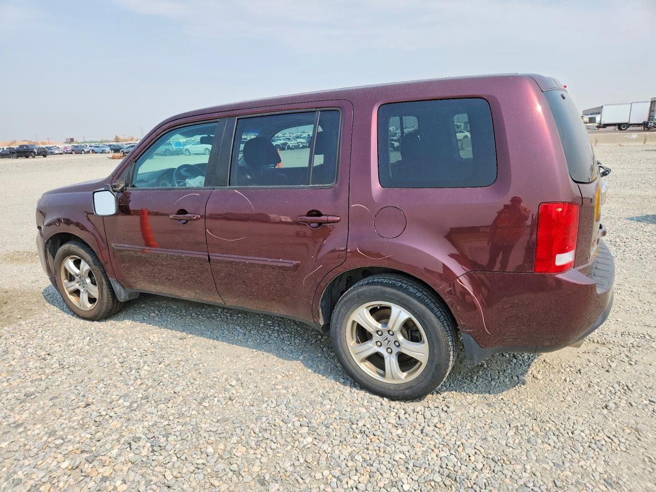 2015 Honda Pilot Exl Burgundy vin: 5FNYF4H55FB015628