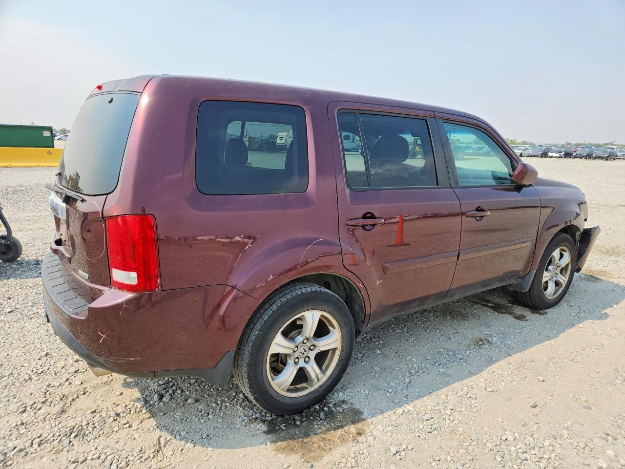 2015 Honda Pilot Exl Burgundy vin: 5FNYF4H55FB015628