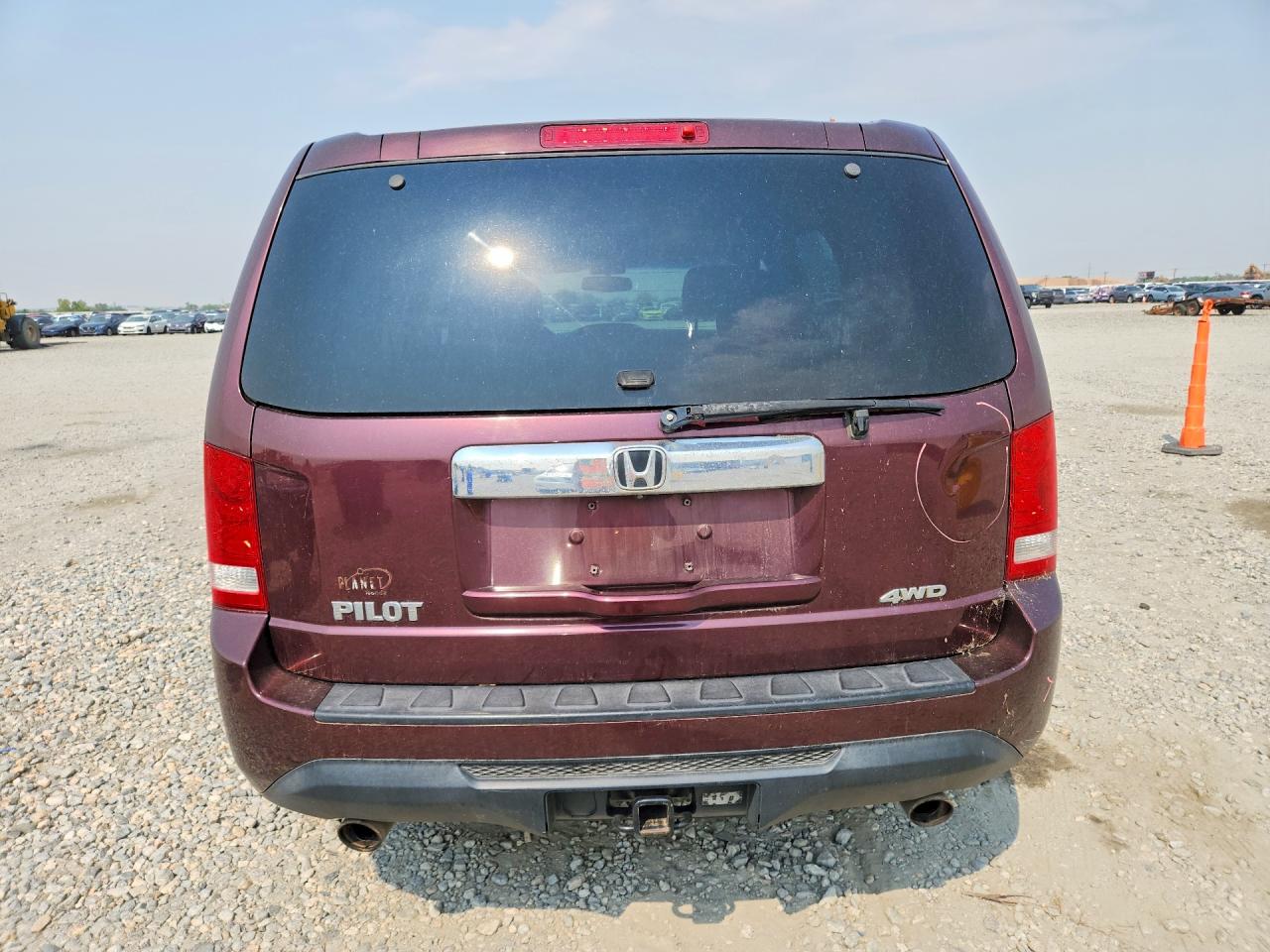 2015 Honda Pilot Exl Burgundy vin: 5FNYF4H55FB015628