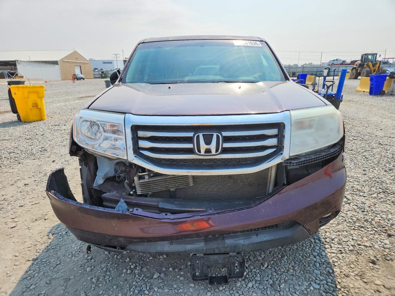 2015 Honda Pilot Exl Burgundy vin: 5FNYF4H55FB015628