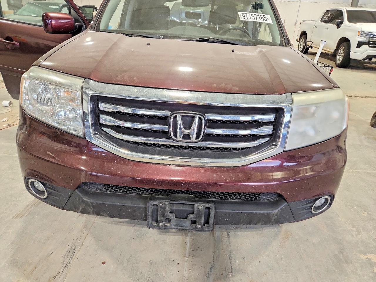 2015 Honda Pilot Exl Maroon vin: 5FNYF4H55FB025981