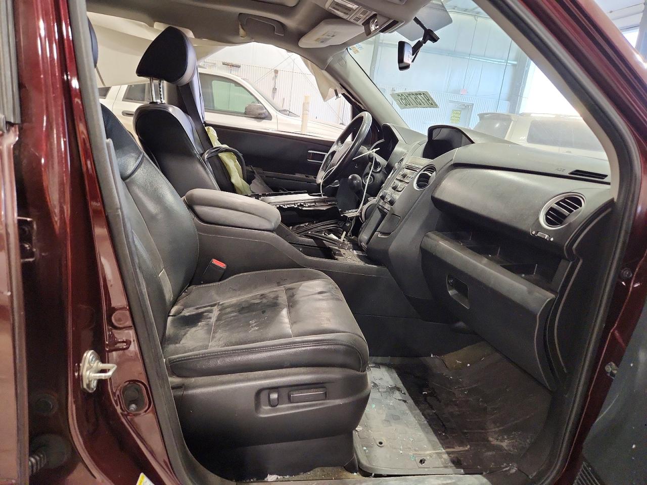 2015 Honda Pilot Exl Maroon vin: 5FNYF4H55FB025981