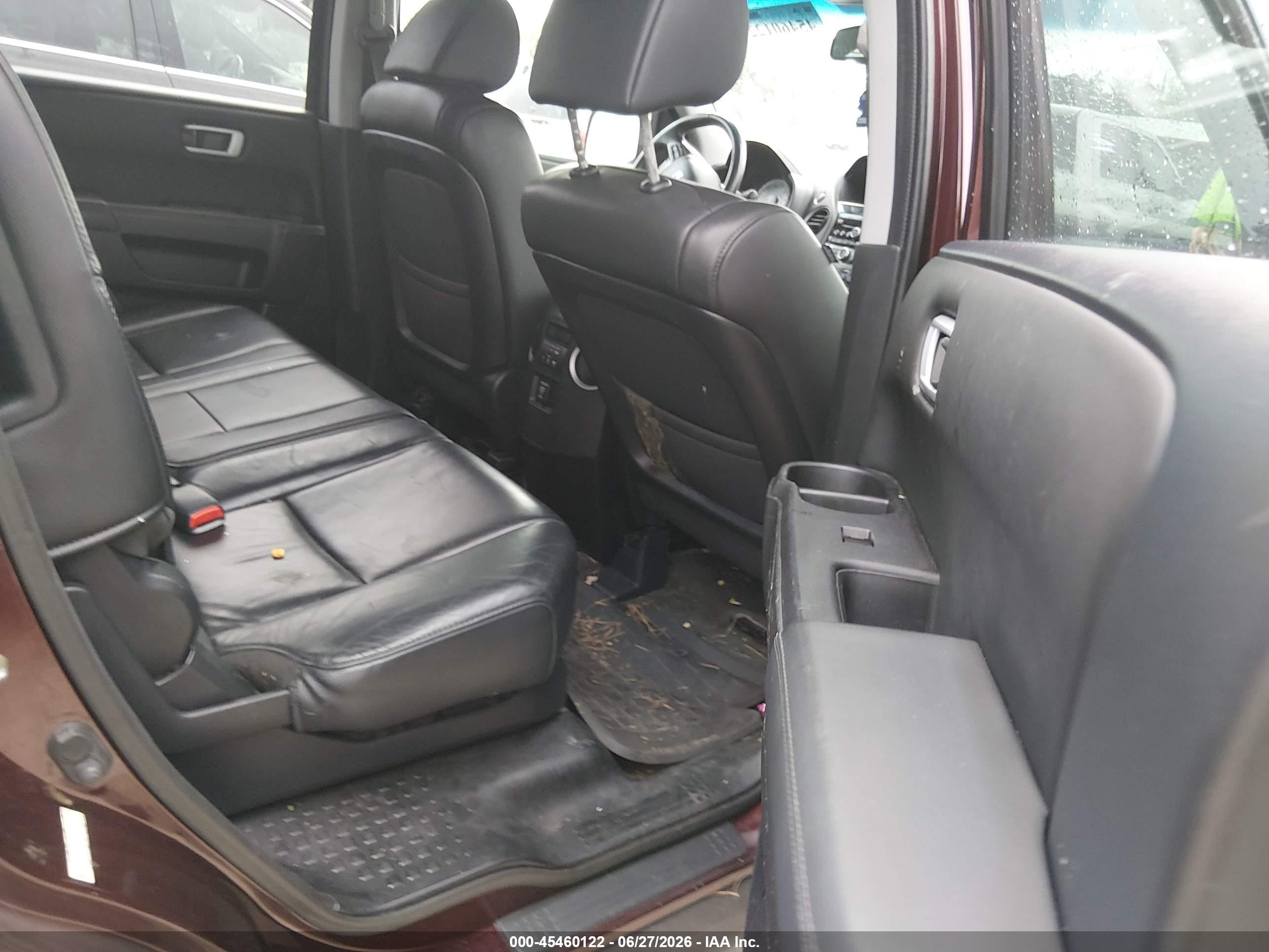 2015 Honda Pilot Ex-l Brown vin: 5FNYF4H55FB033031