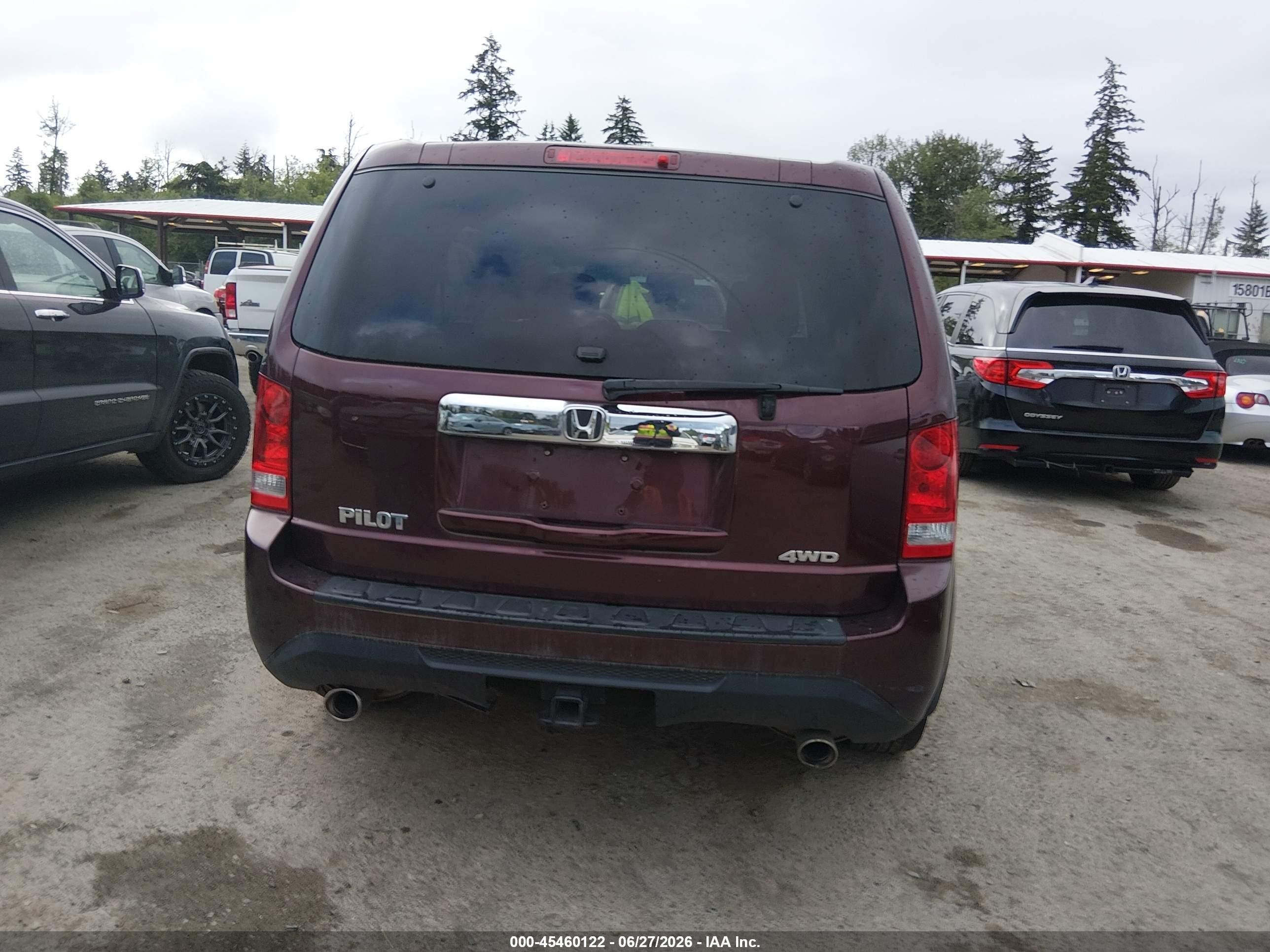 2015 Honda Pilot Ex-l Brown vin: 5FNYF4H55FB033031