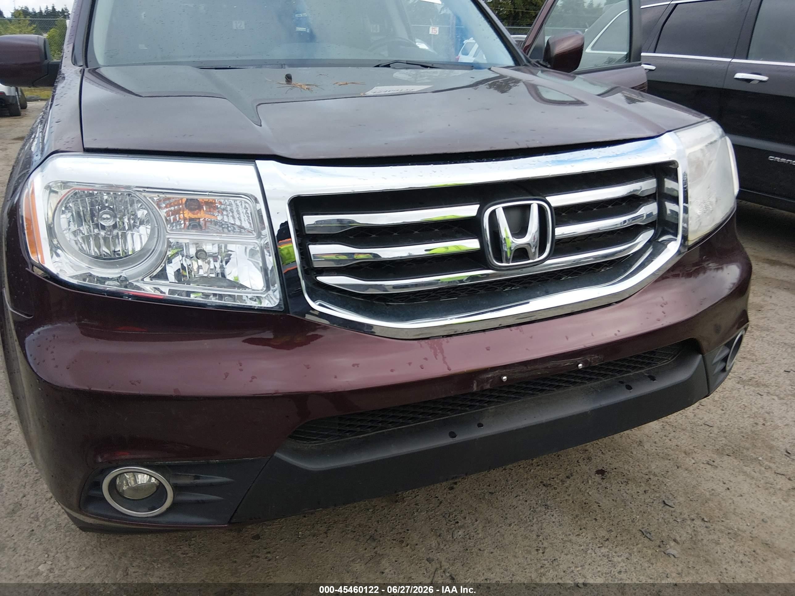 2015 Honda Pilot Ex-l Brown vin: 5FNYF4H55FB033031