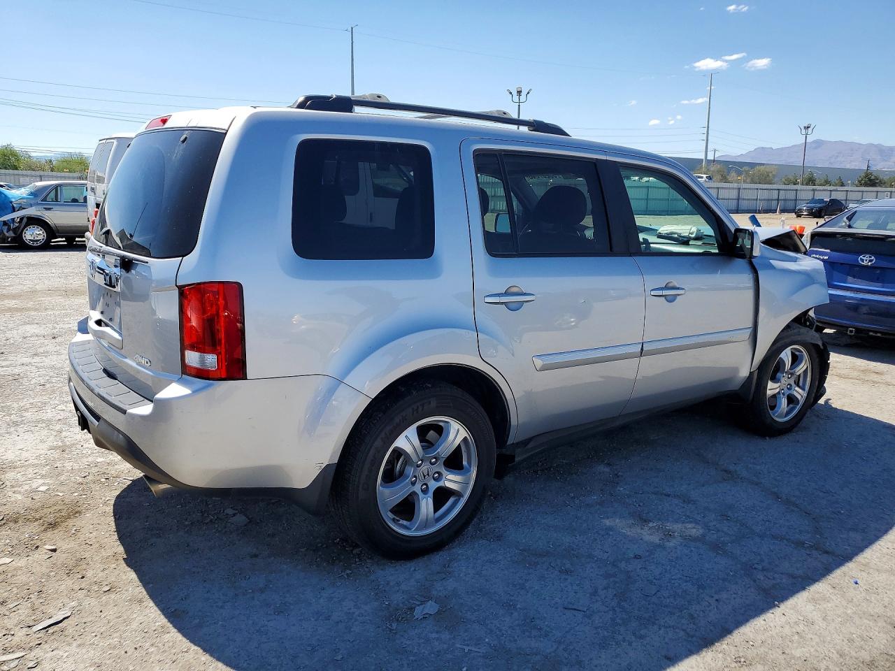 2015 Honda Pilot Exl Silver vin: 5FNYF4H55FB042599