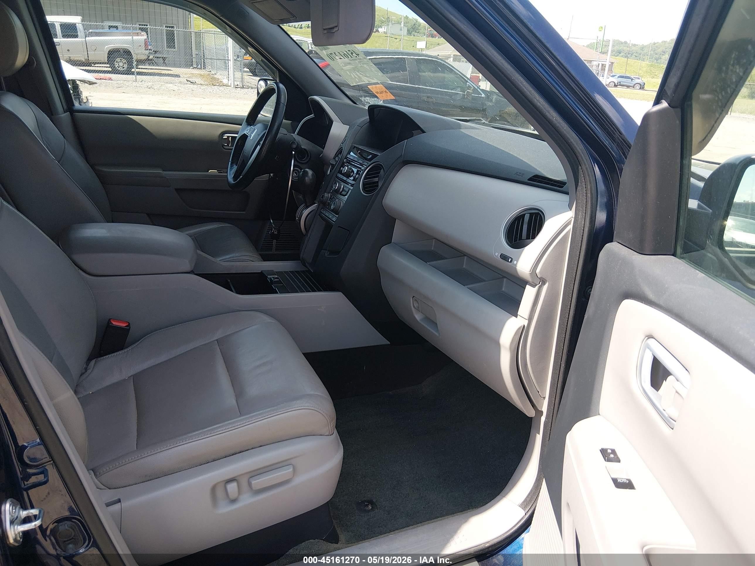 2015 Honda Pilot Ex-l Dark Blue vin: 5FNYF4H55FB061539