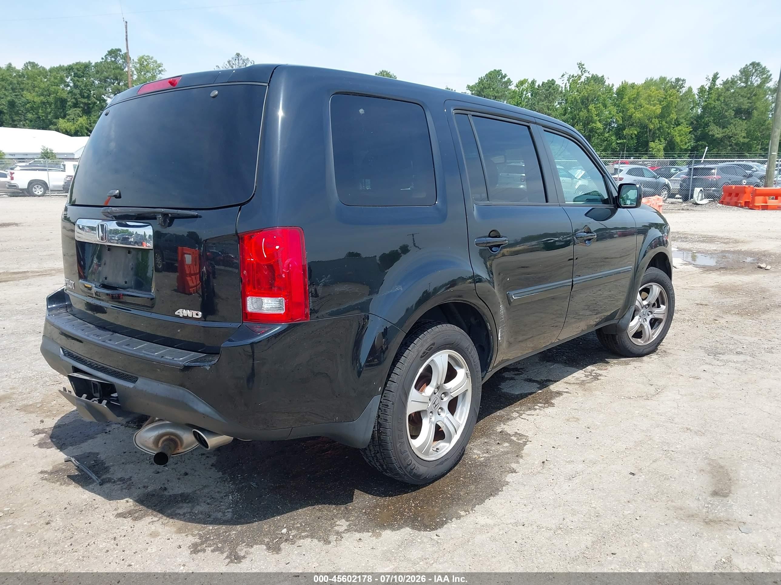 2015 Honda Pilot Ex-l Black vin: 5FNYF4H55FB073030