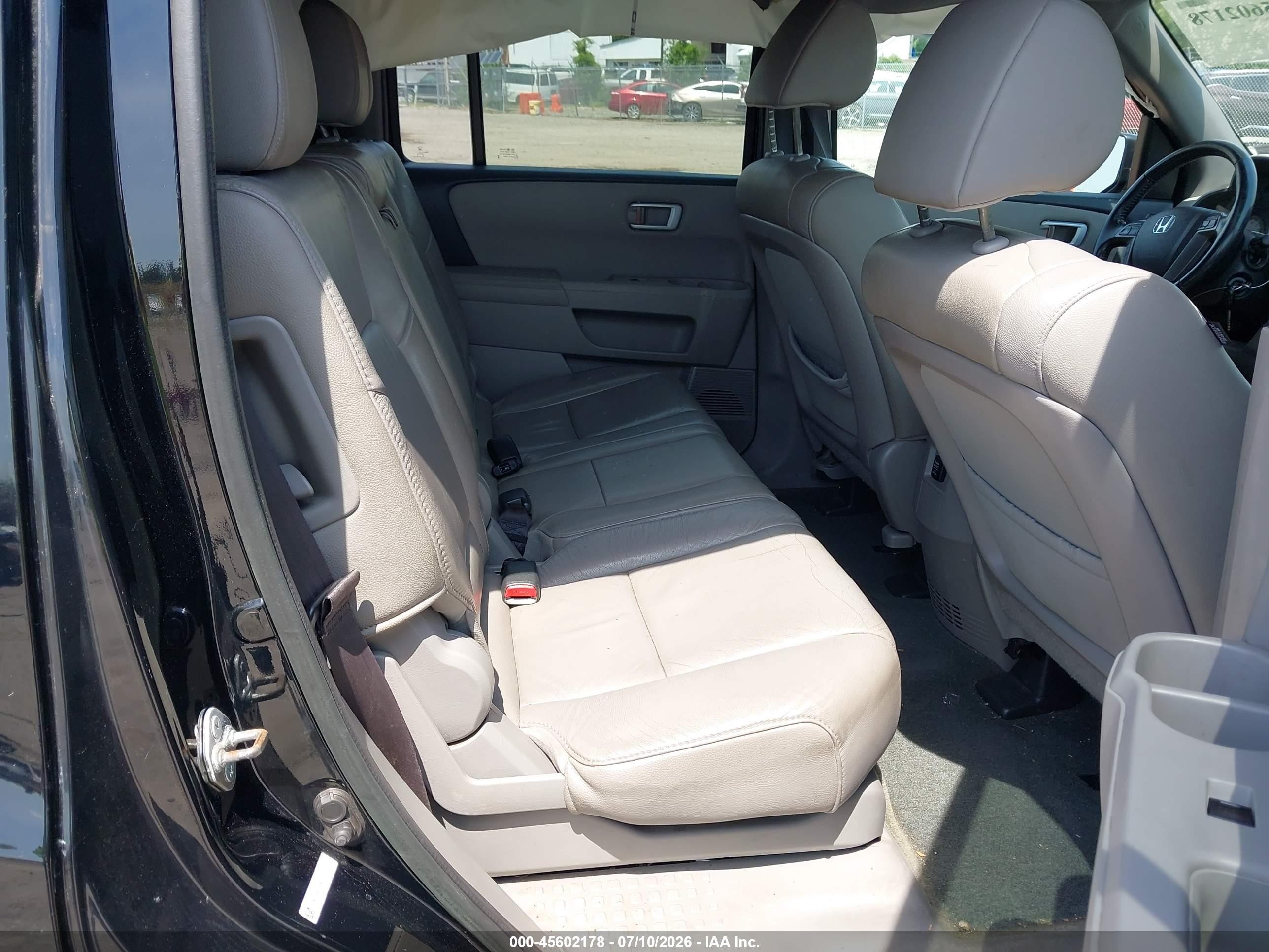2015 Honda Pilot Ex-l Black vin: 5FNYF4H55FB073030