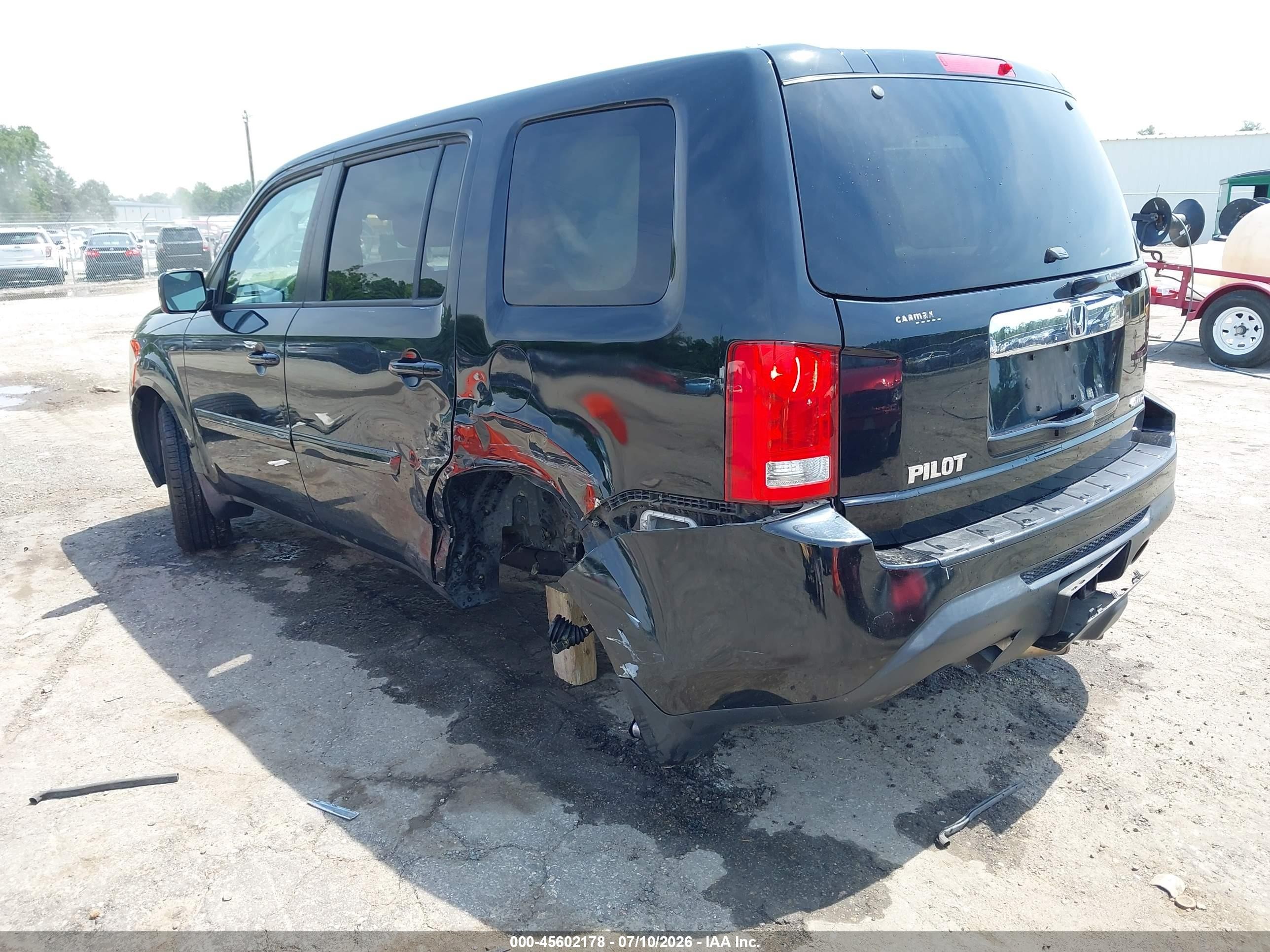 2015 Honda Pilot Ex-l Black vin: 5FNYF4H55FB073030