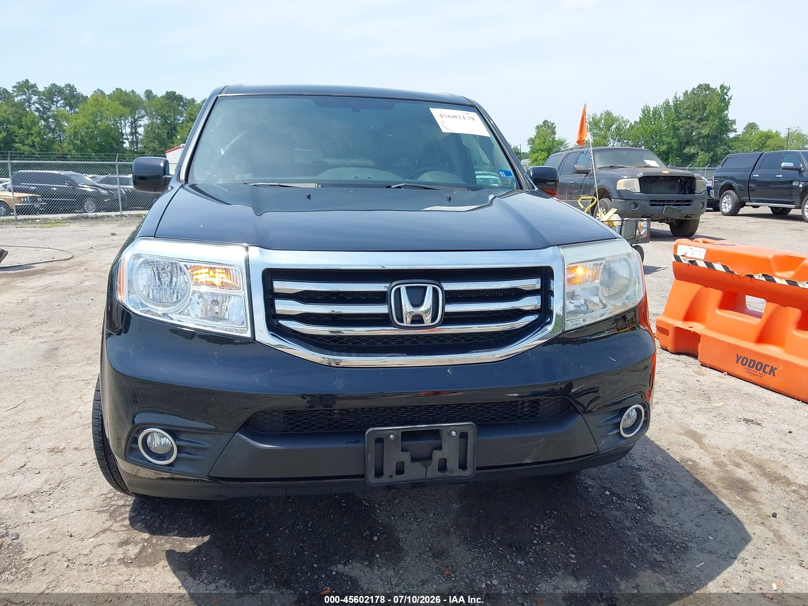 2015 Honda Pilot Ex-l Black vin: 5FNYF4H55FB073030