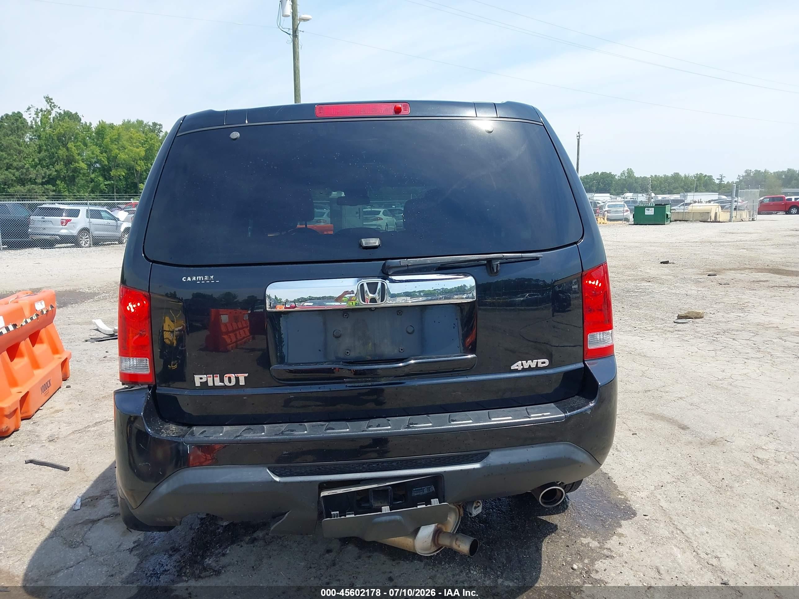 2015 Honda Pilot Ex-l Black vin: 5FNYF4H55FB073030
