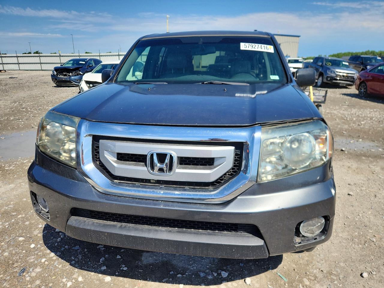 2010 Honda Pilot Exl Gray vin: 5FNYF4H56AB008406