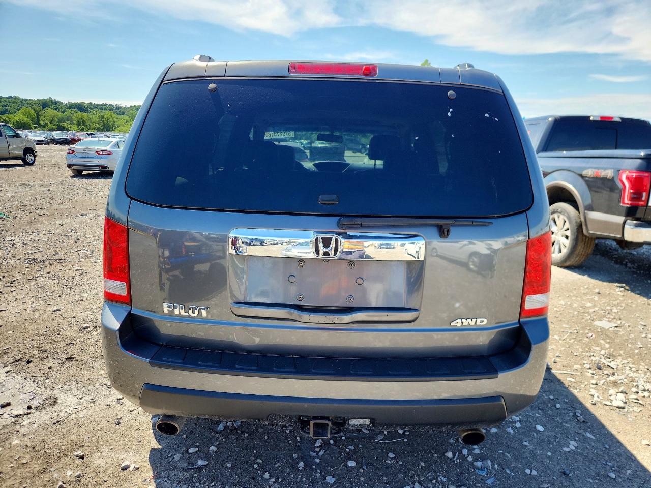 2010 Honda Pilot Exl Gray vin: 5FNYF4H56AB008406
