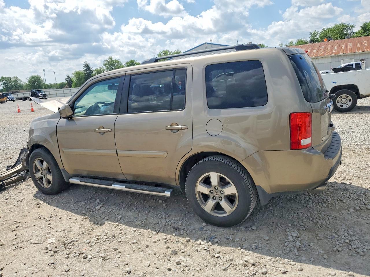 2011 Honda Pilot Exl Beige vin: 5FNYF4H56BB003451