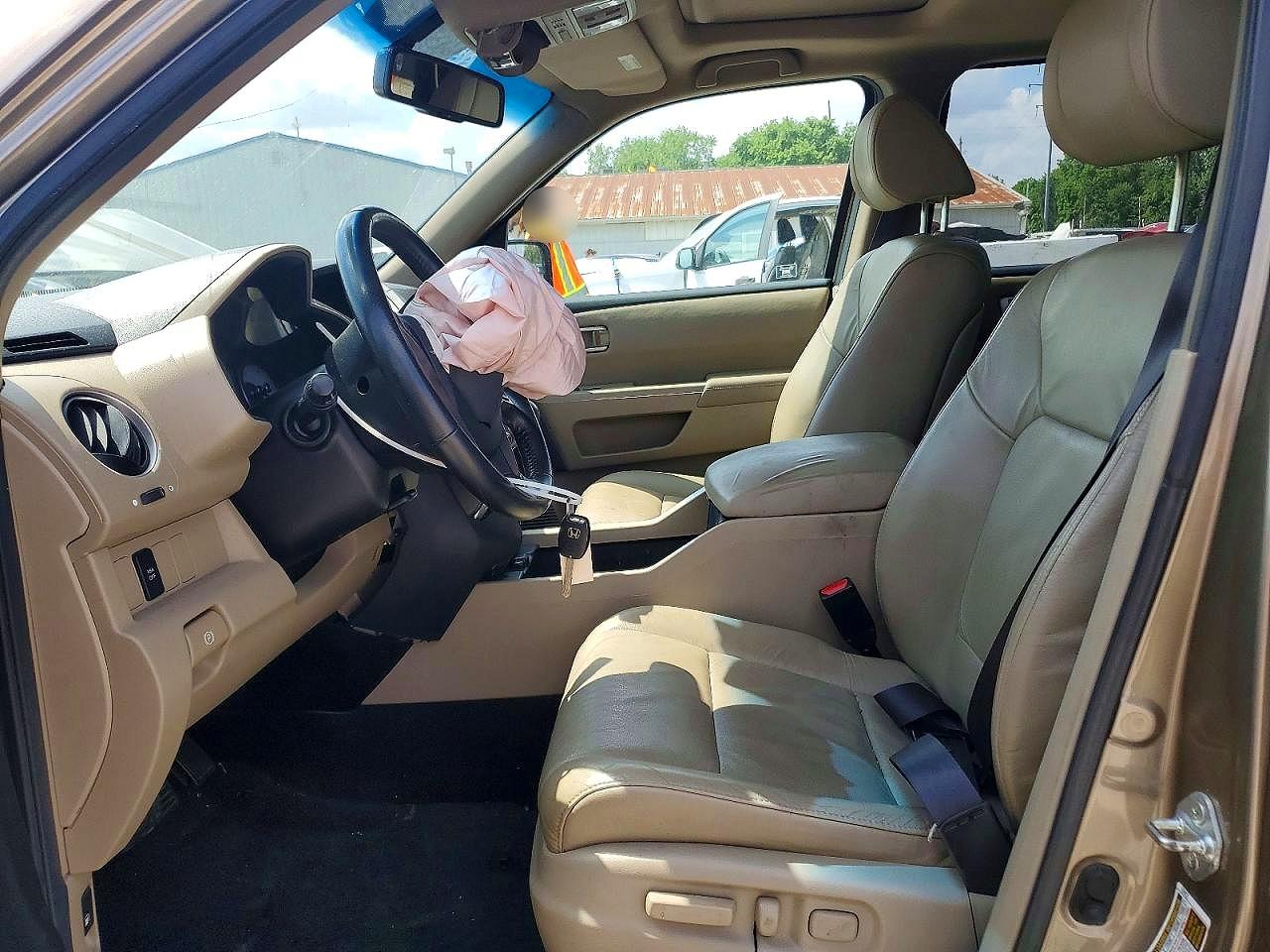2011 Honda Pilot Exl Beige vin: 5FNYF4H56BB003451
