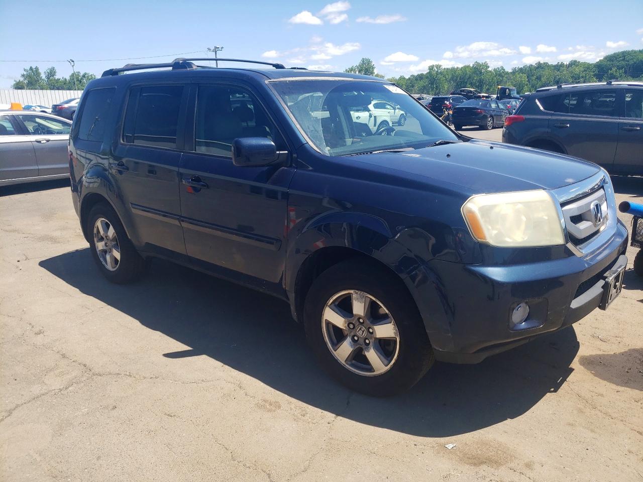 2011 Honda Pilot Exl Blue vin: 5FNYF4H56BB006415