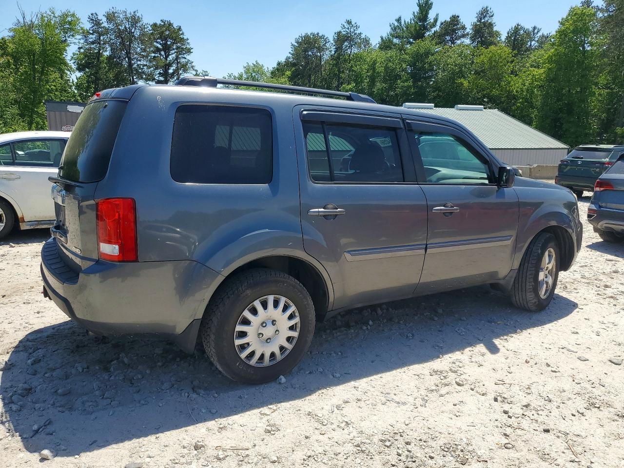 2011 Honda Pilot Exl Gray vin: 5FNYF4H56BB009847