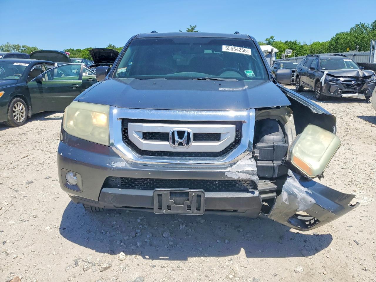 2011 Honda Pilot Exl Gray vin: 5FNYF4H56BB009847
