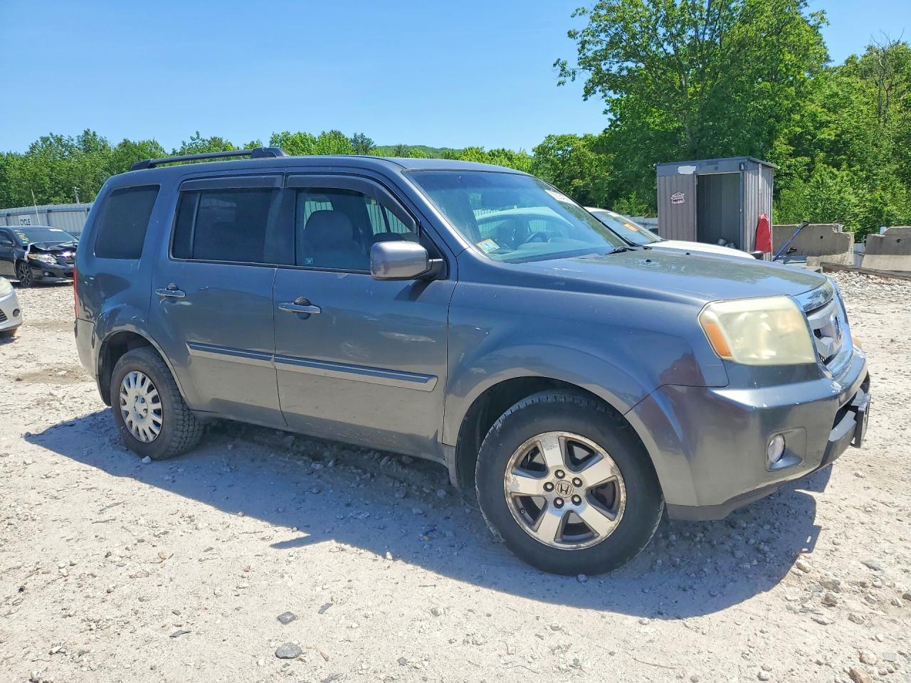 2011 Honda Pilot Exl Gray vin: 5FNYF4H56BB009847
