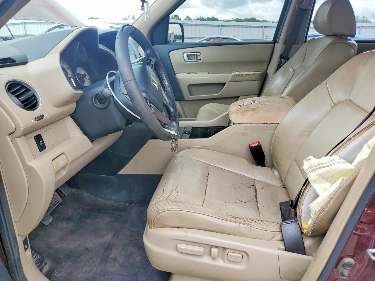 2011 Honda Pilot Exl Burgundy vin: 5FNYF4H56BB038815