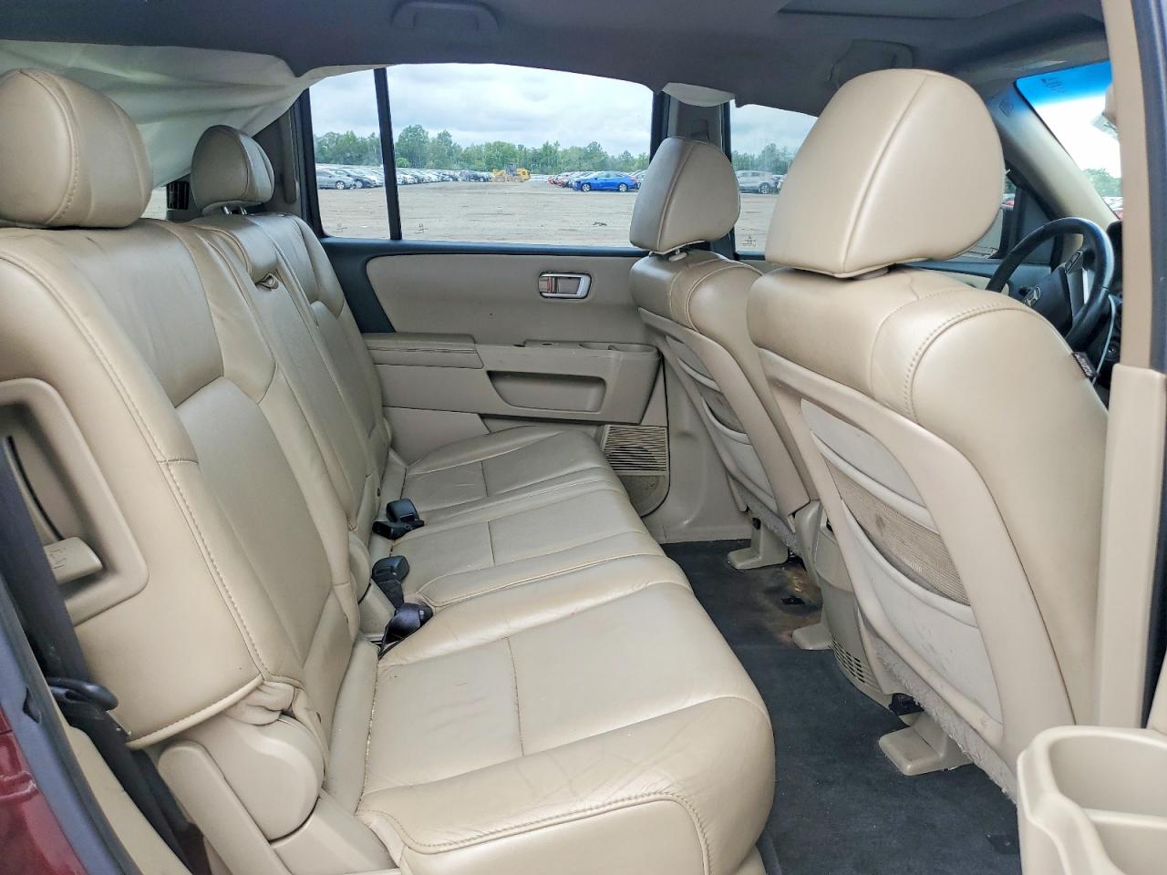 2011 Honda Pilot Exl Burgundy vin: 5FNYF4H56BB038815