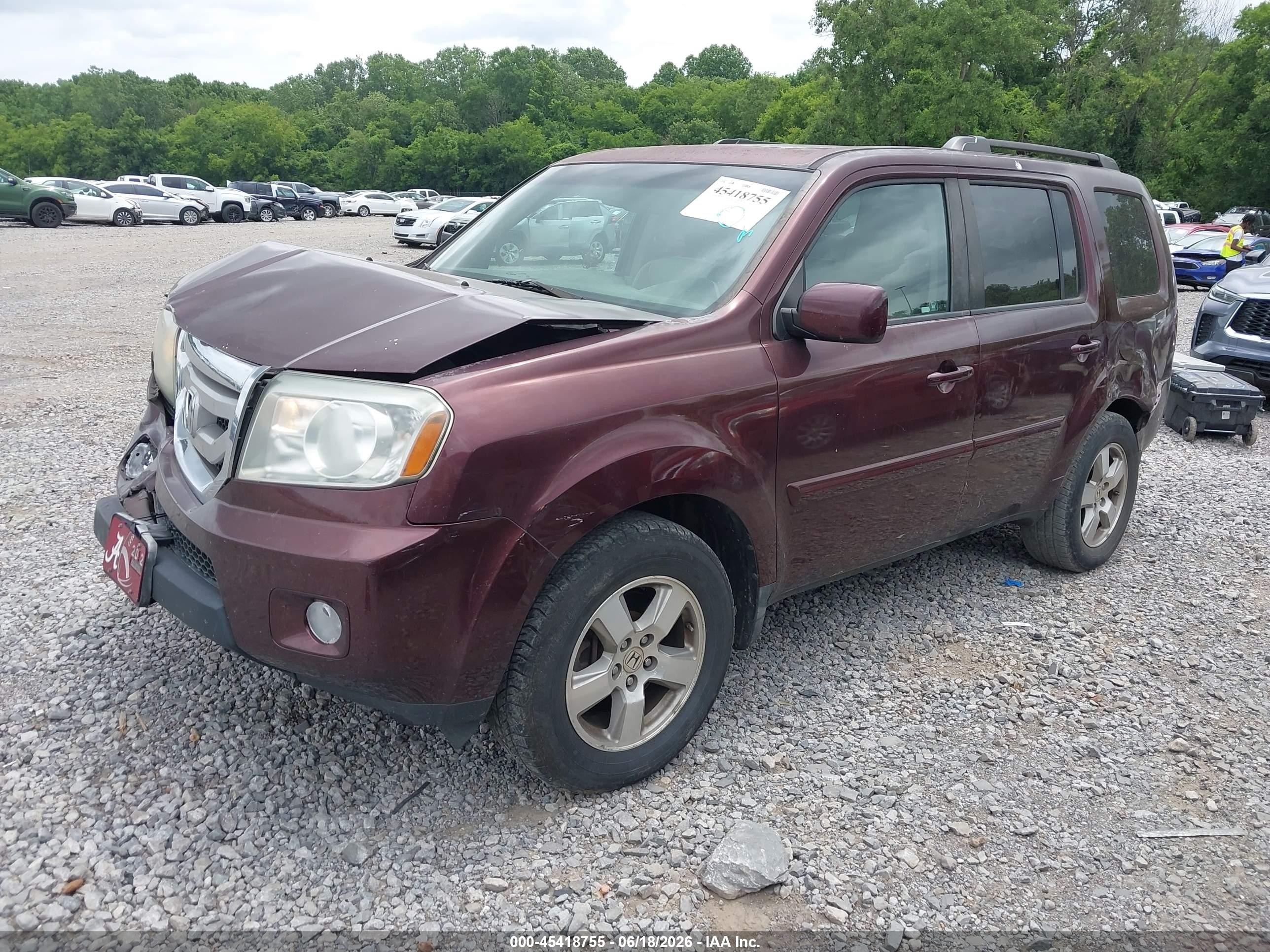 2011 Honda Pilot Ex-l Black vin: 5FNYF4H56BB044825