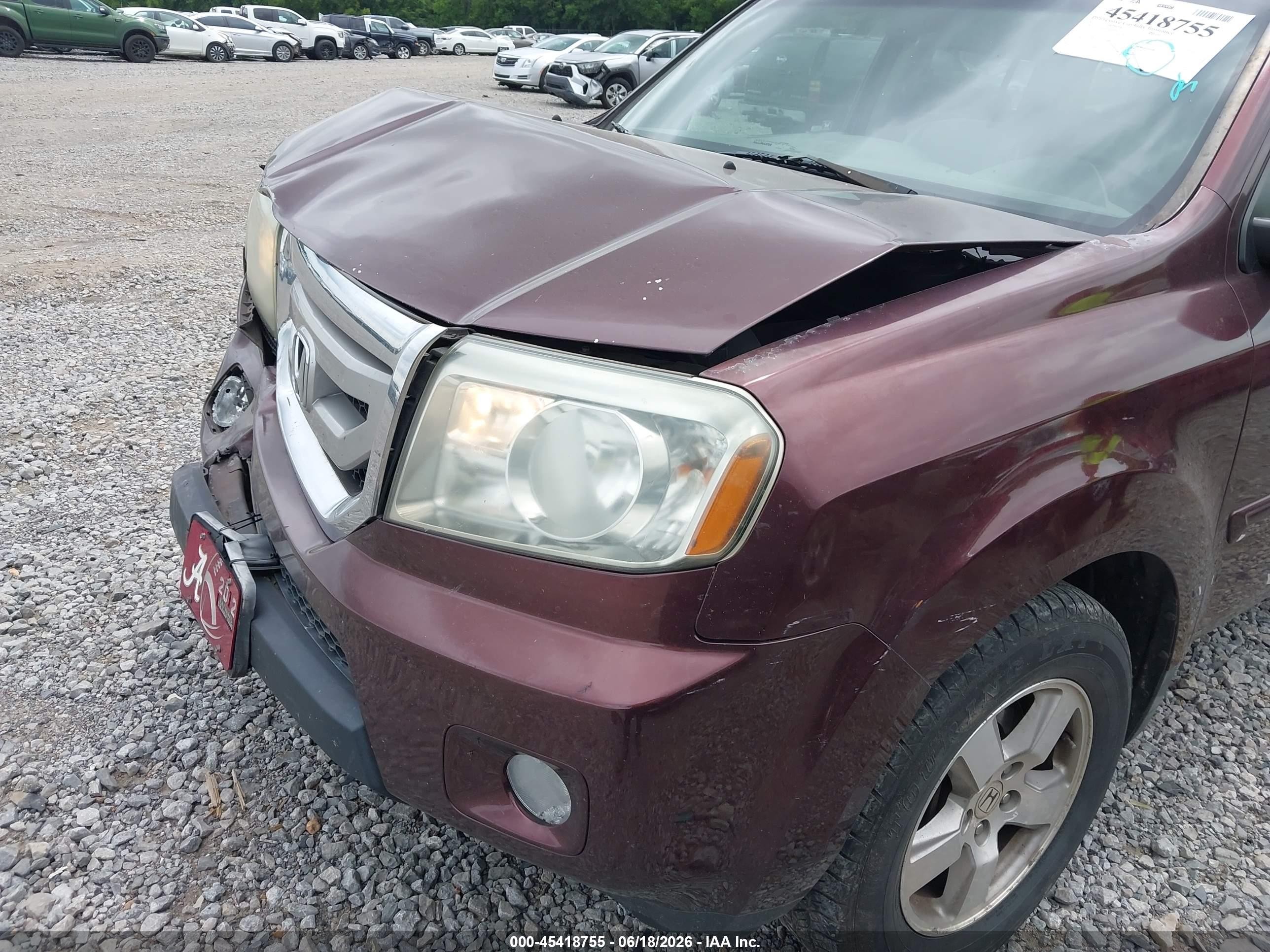 2011 Honda Pilot Ex-l Black vin: 5FNYF4H56BB044825