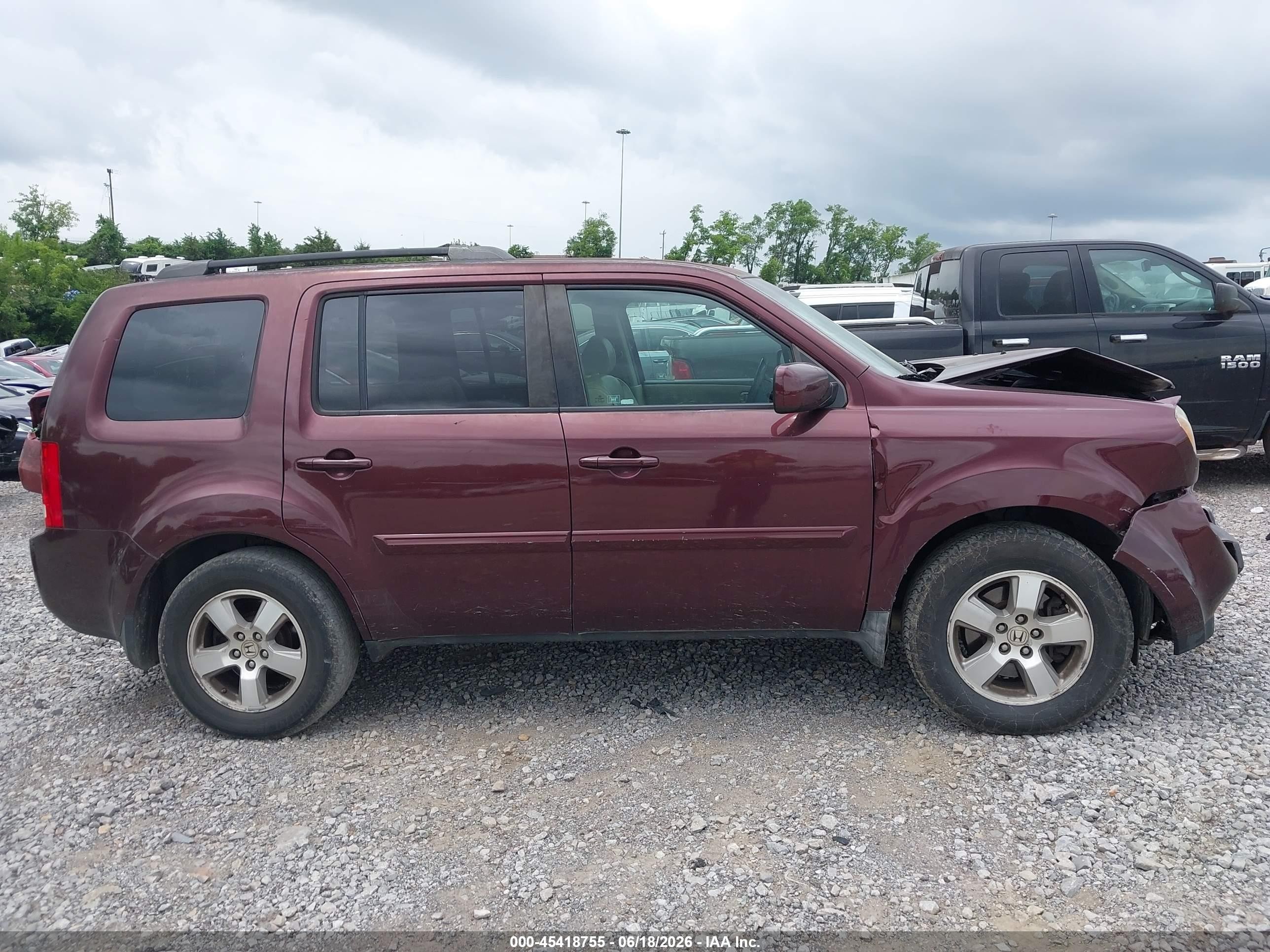 2011 Honda Pilot Ex-l Black vin: 5FNYF4H56BB044825
