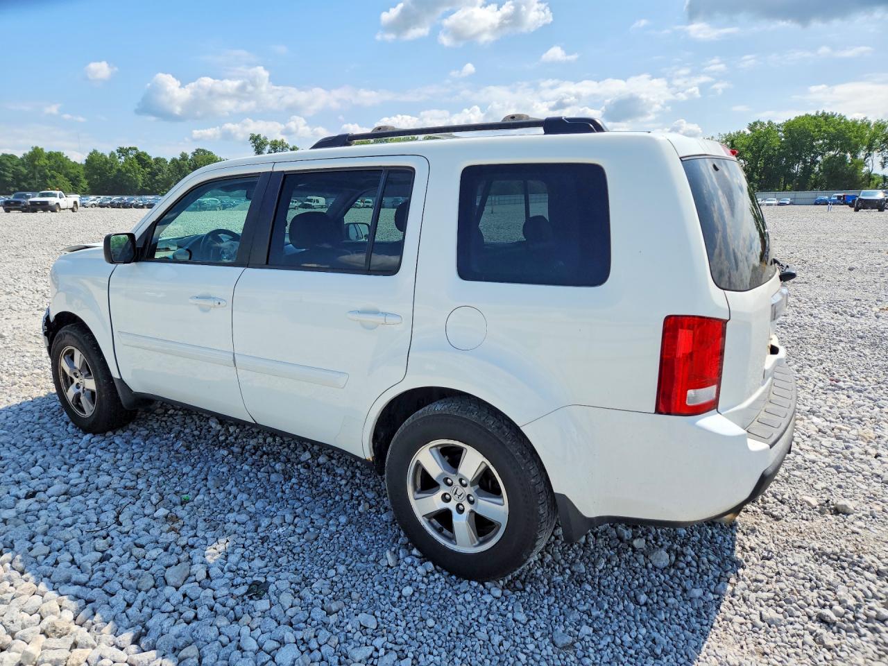 2011 Honda Pilot Exl White vin: 5FNYF4H56BB049880