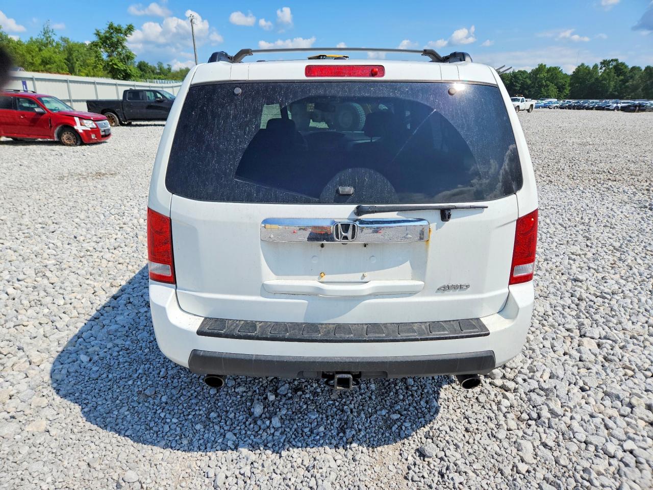 2011 Honda Pilot Exl White vin: 5FNYF4H56BB049880