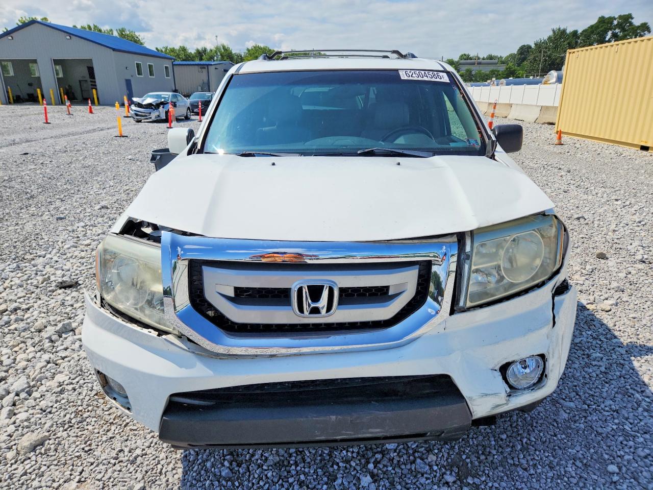 2011 Honda Pilot Exl White vin: 5FNYF4H56BB049880