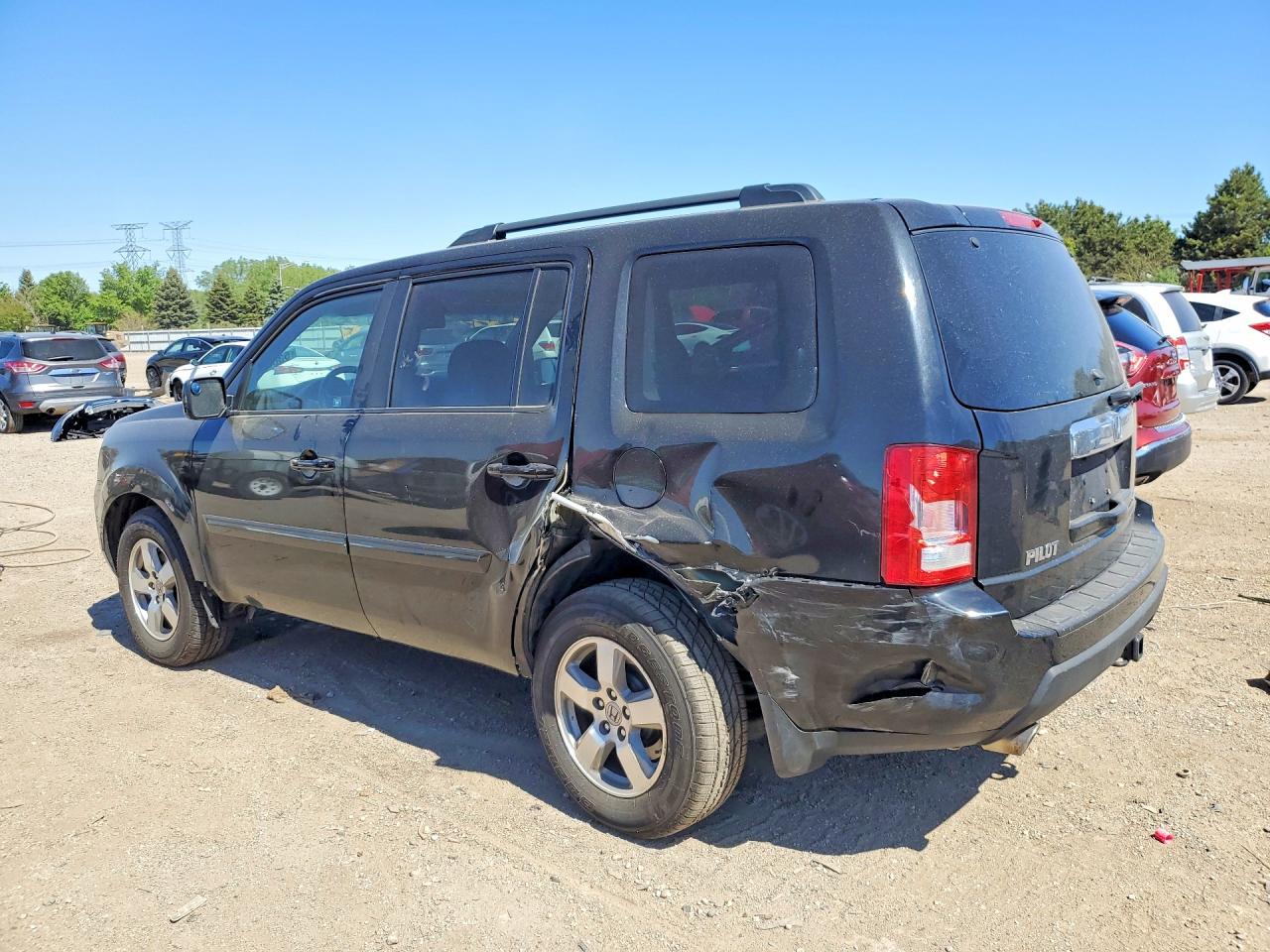 2011 Honda Pilot Exl Black vin: 5FNYF4H56BB073628