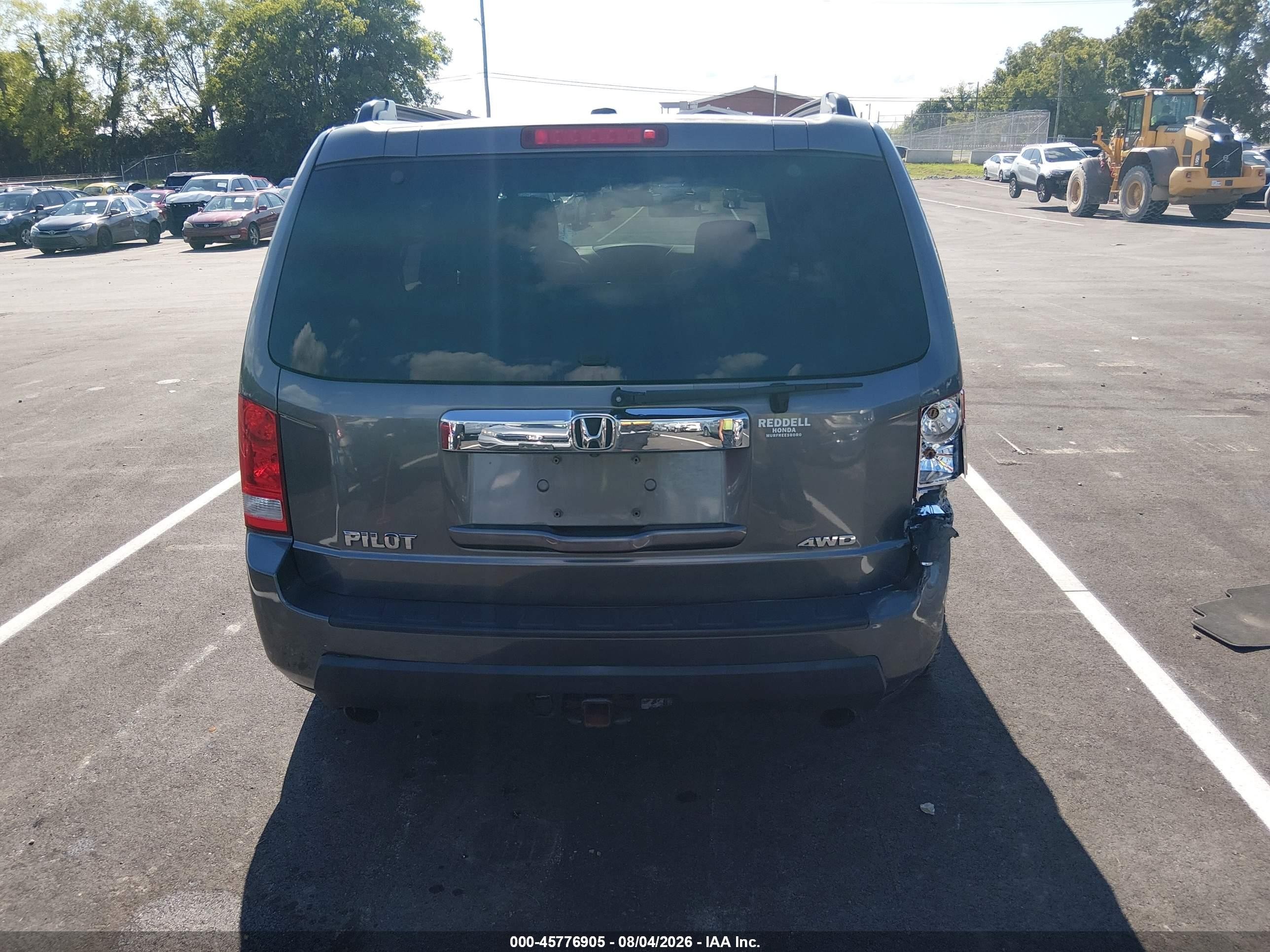 2011 Honda Pilot Ex-l Silver vin: 5FNYF4H56BB083804