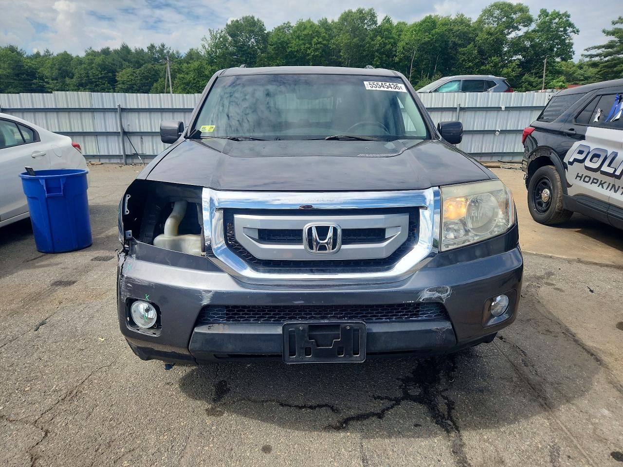 2011 Honda Pilot Exl Gray vin: 5FNYF4H56BB092390