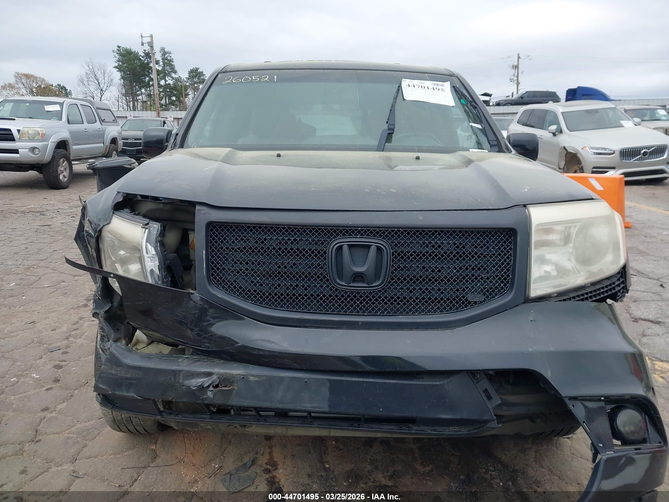 2012 Honda Pilot Ex-l Black vin: 5FNYF4H56CB009560