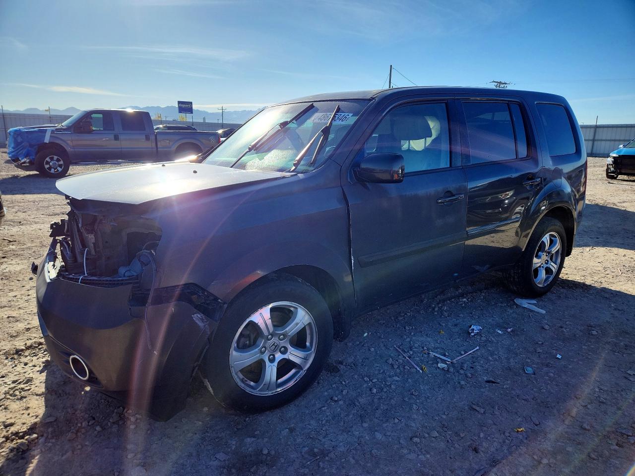 2012 Honda Pilot Exl Brown vin: 5FNYF4H56CB017075