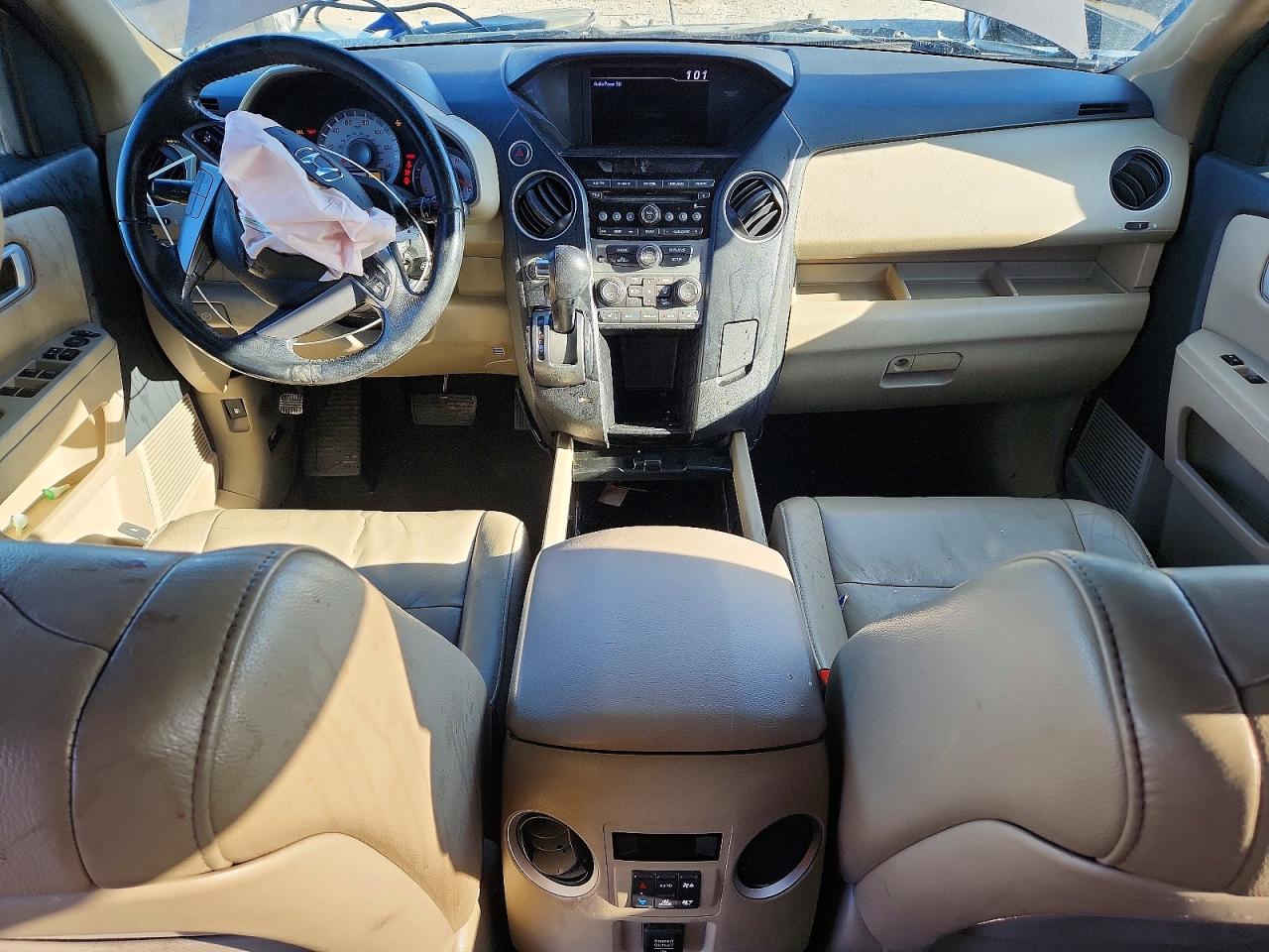 2012 Honda Pilot Exl Коричневый vin: 5FNYF4H56CB017075