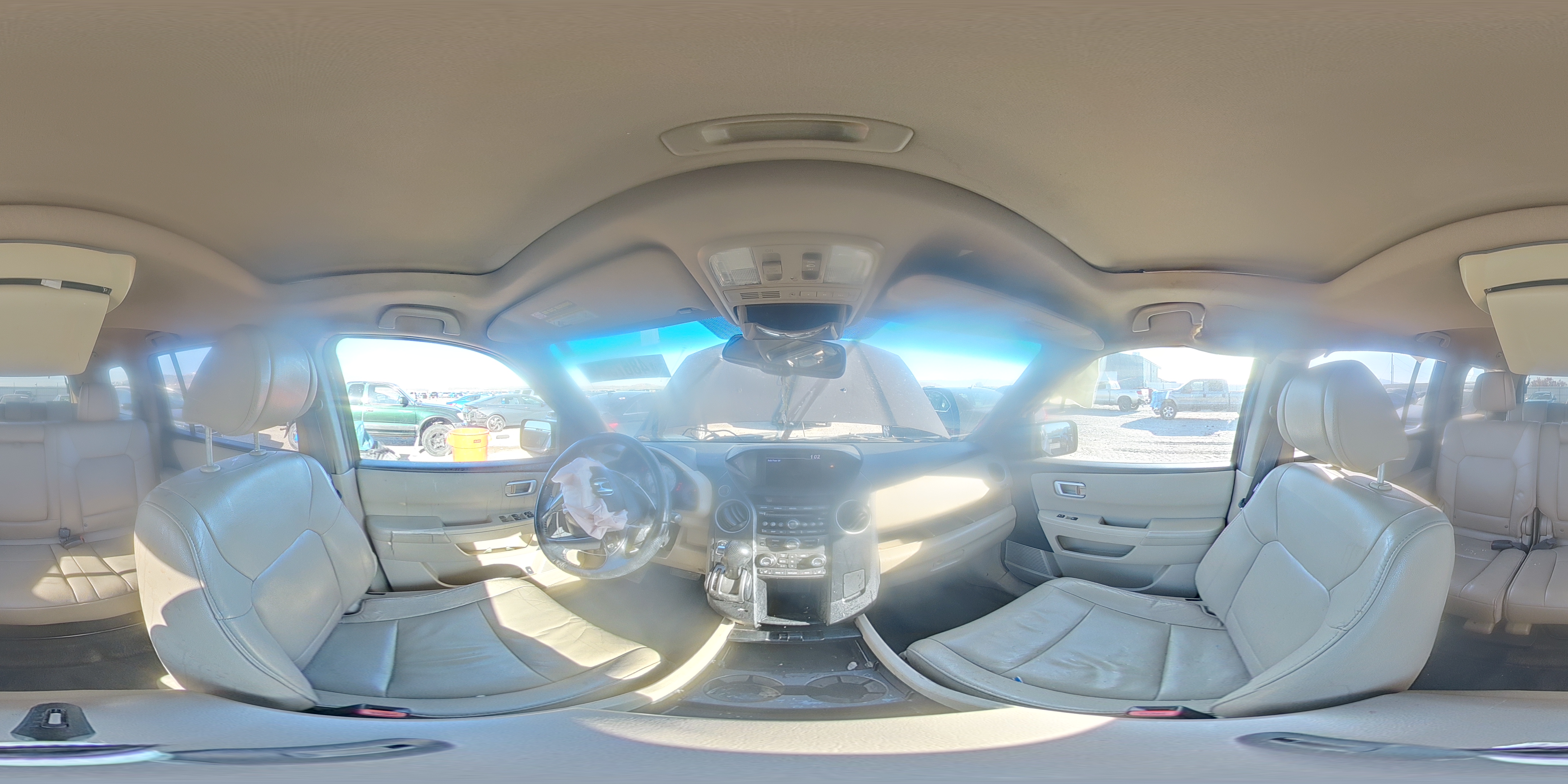2012 Honda Pilot Exl Коричневый vin: 5FNYF4H56CB017075