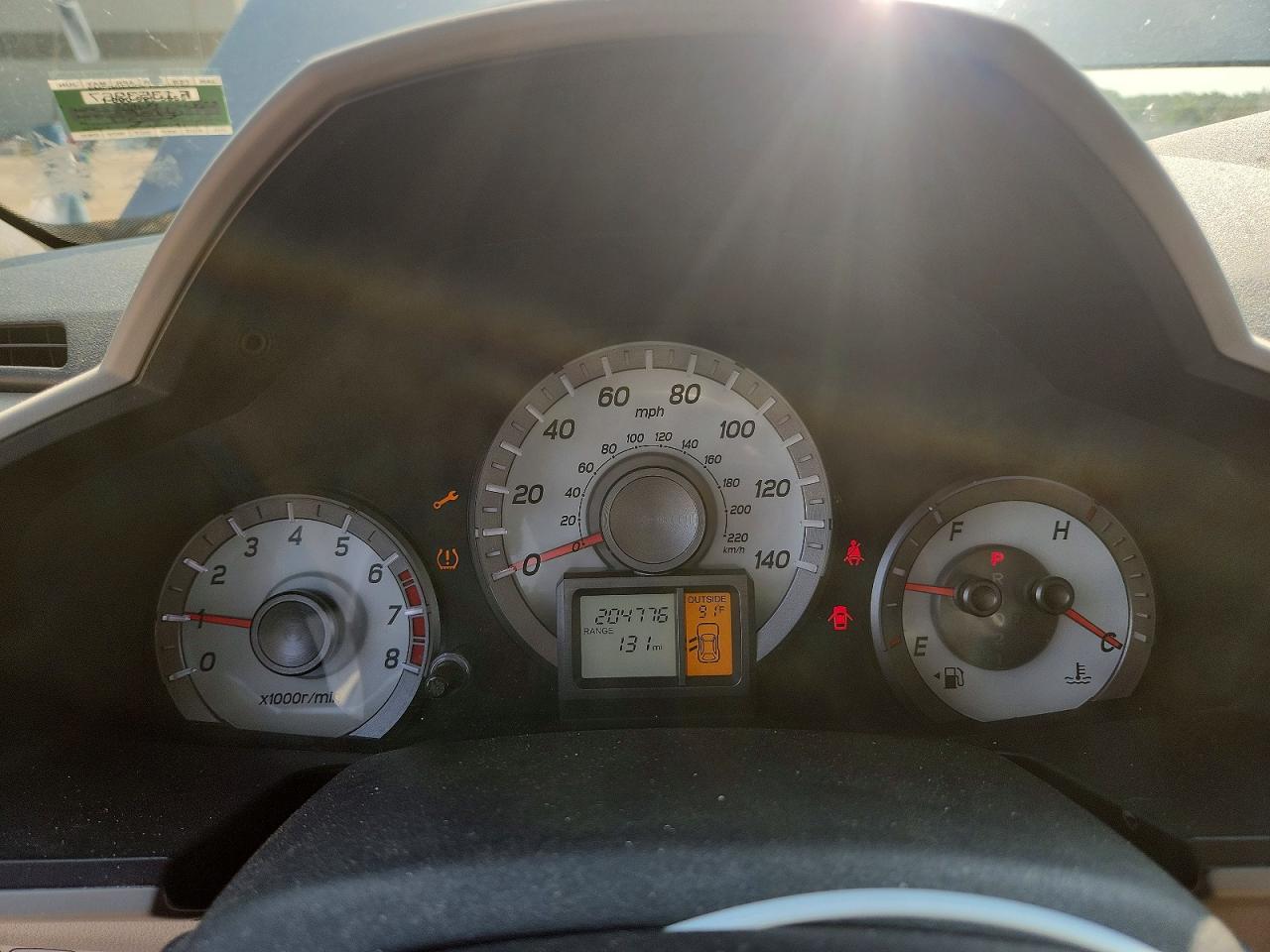2012 Honda Pilot Exl Blue vin: 5FNYF4H56CB045037