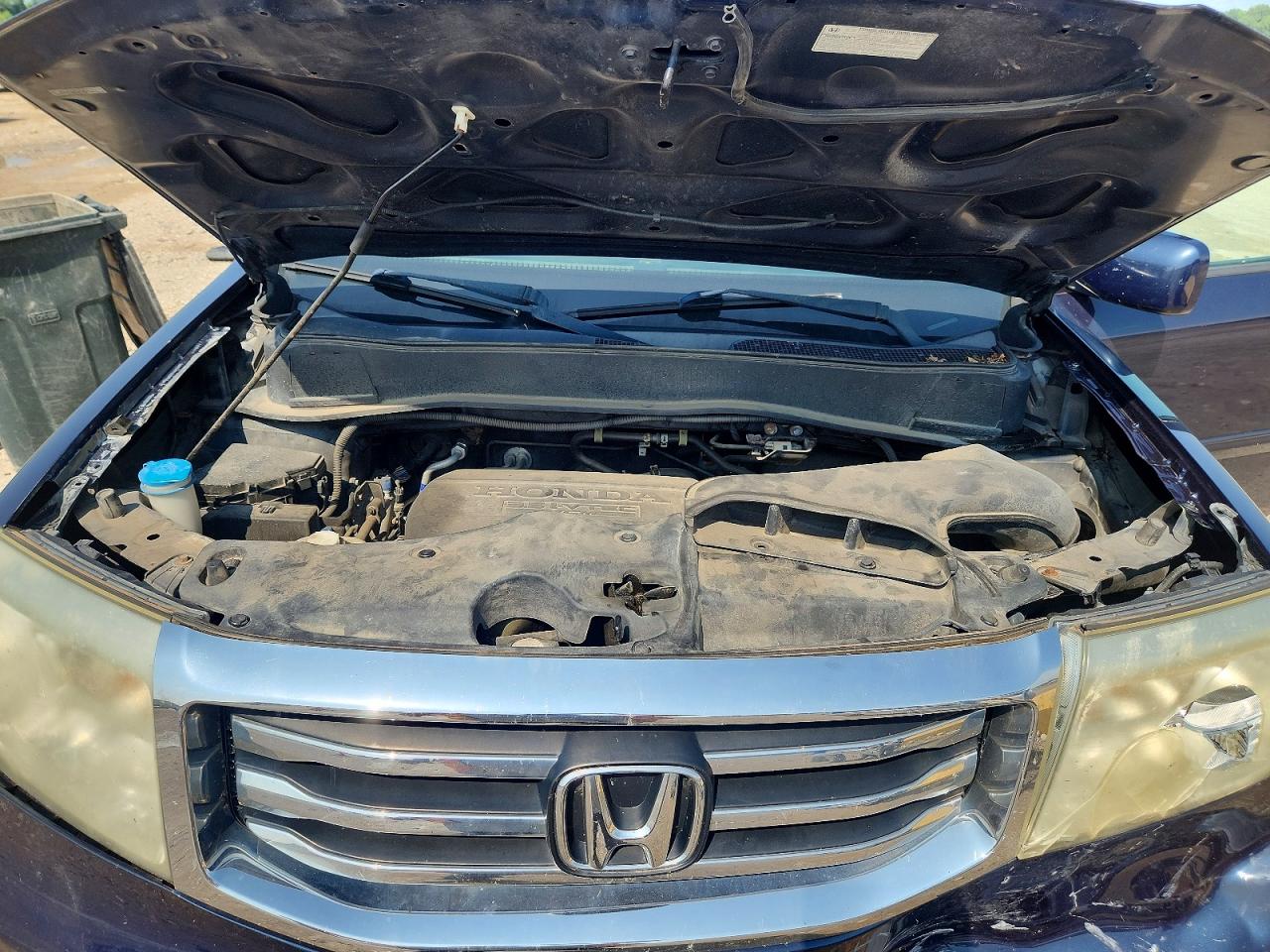 2012 Honda Pilot Exl Blue vin: 5FNYF4H56CB045037