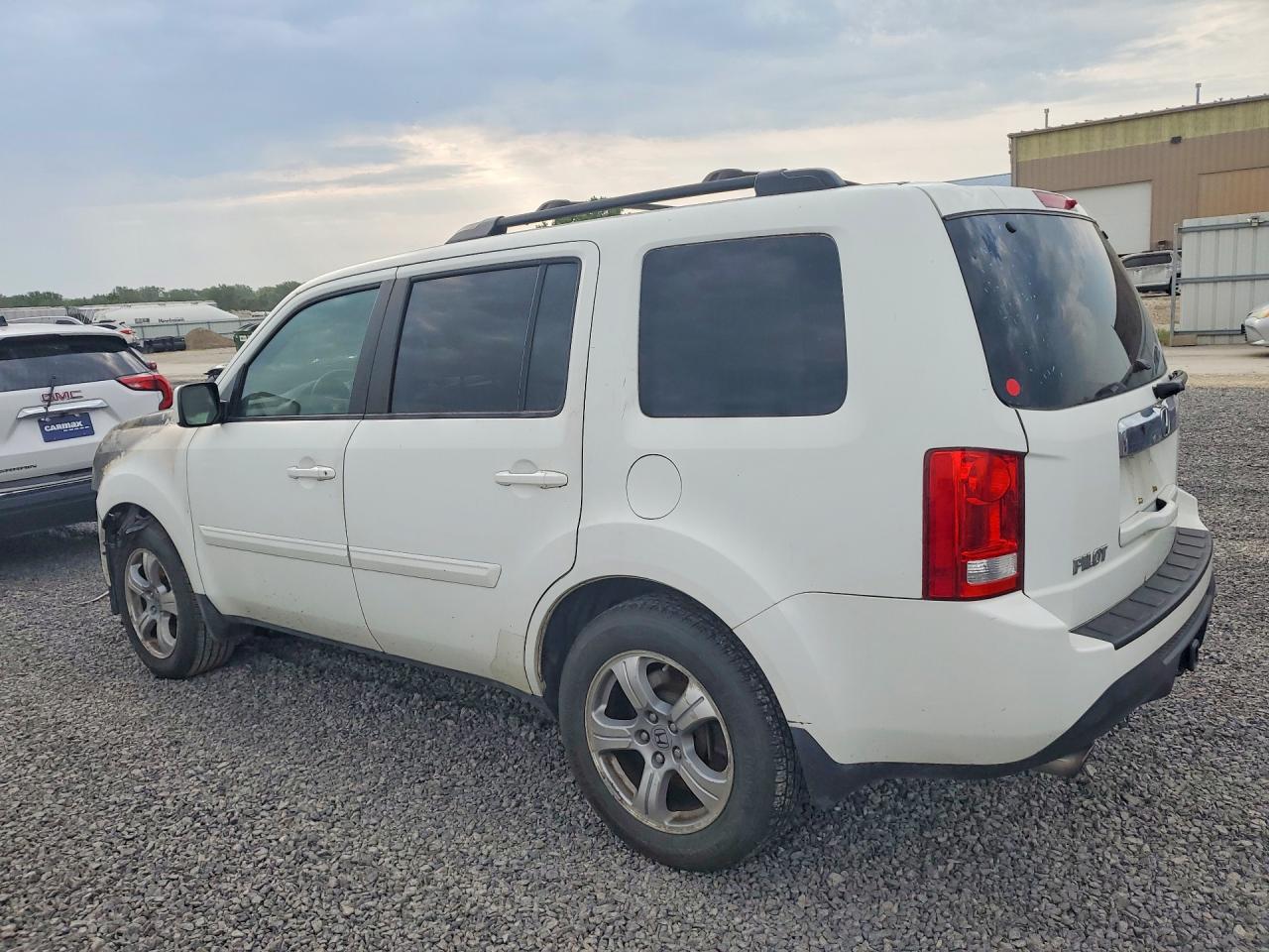 2012 Honda Pilot Exl White vin: 5FNYF4H56CB053140