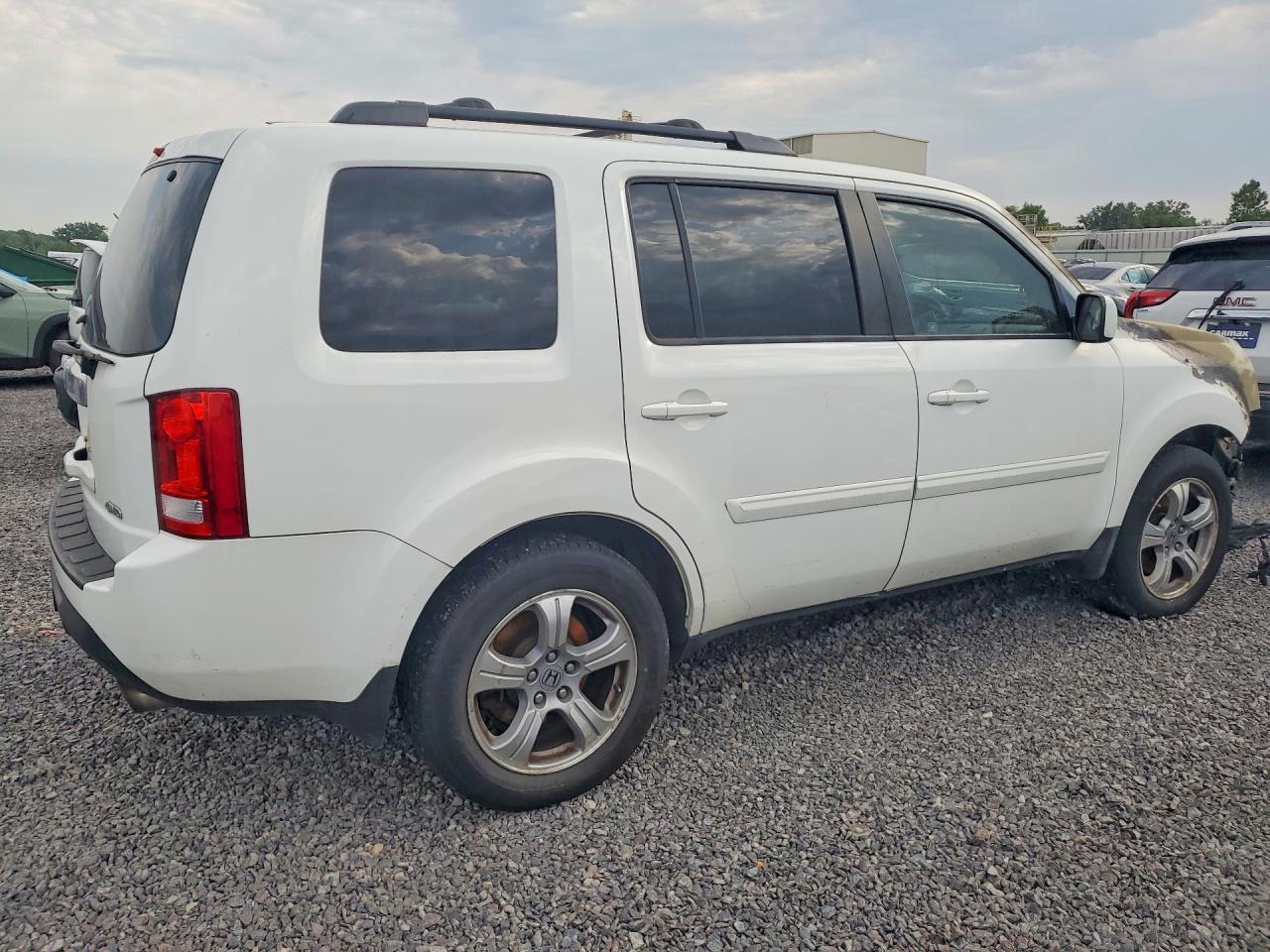 2012 Honda Pilot Exl White vin: 5FNYF4H56CB053140