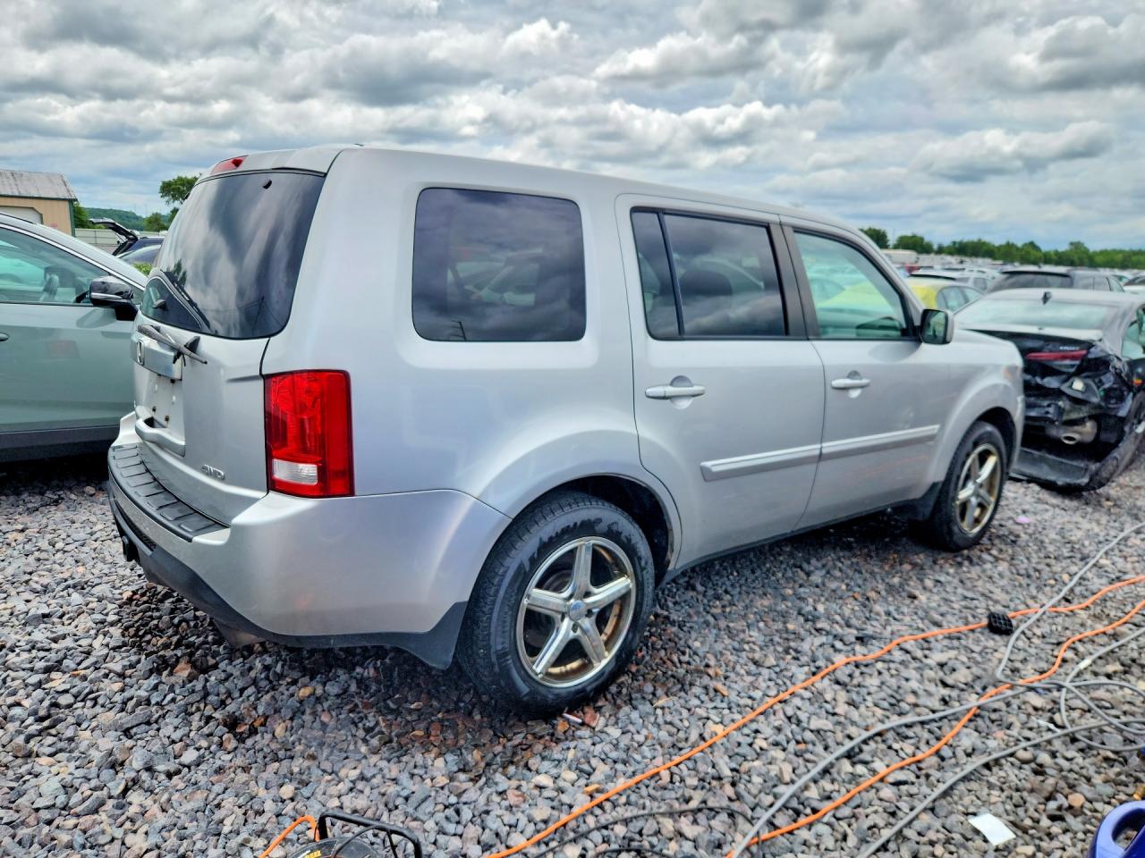 2012 Honda Pilot Exl Gray vin: 5FNYF4H56CB061755