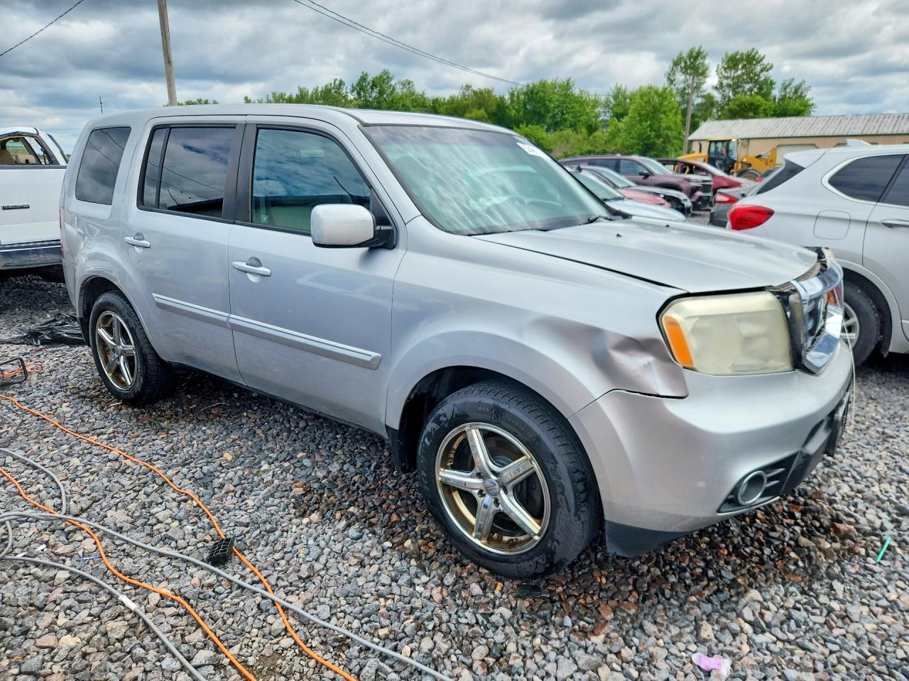 2012 Honda Pilot Exl Gray vin: 5FNYF4H56CB061755