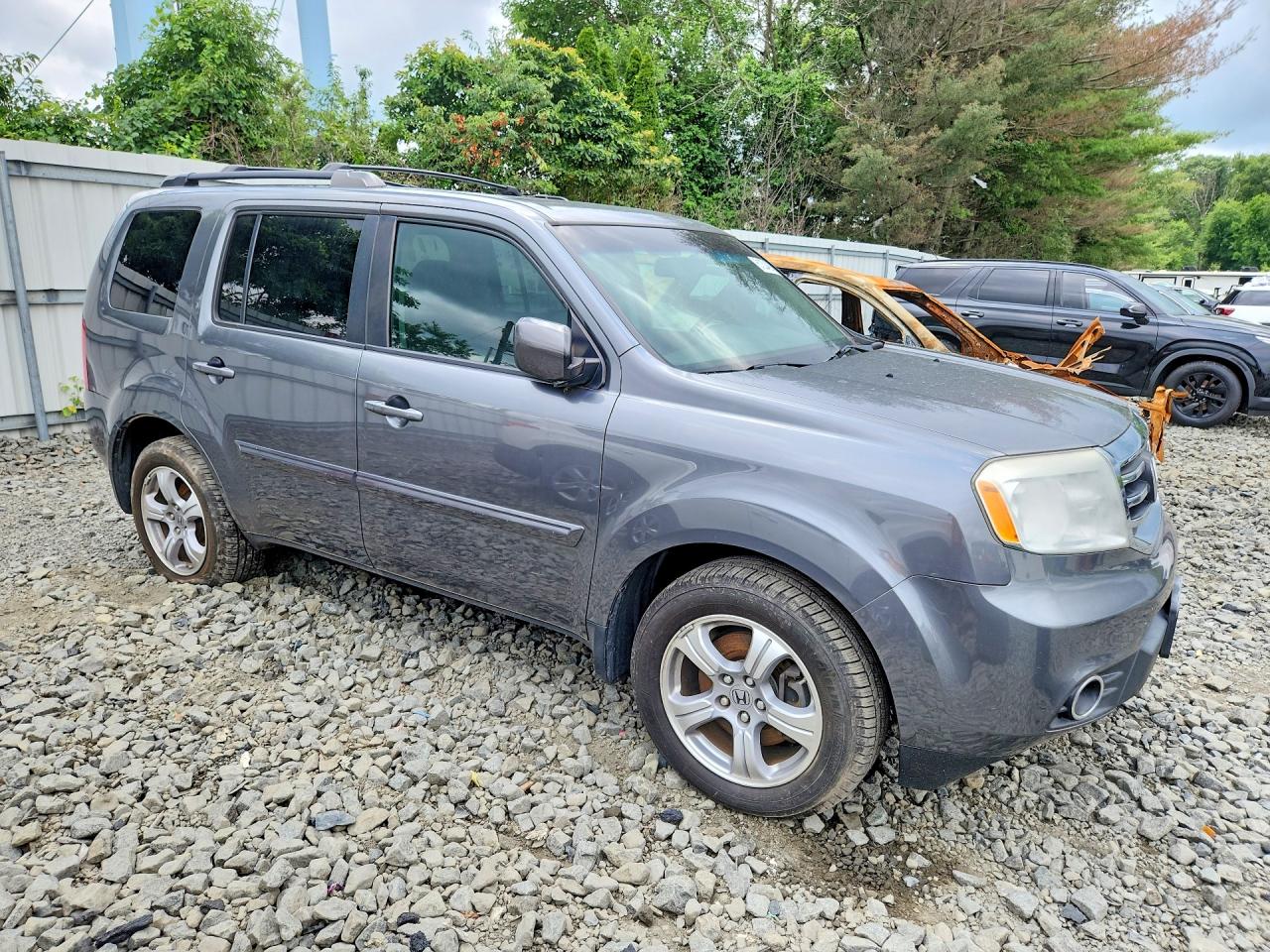 2012 Honda Pilot Exl Gray vin: 5FNYF4H56CB062162